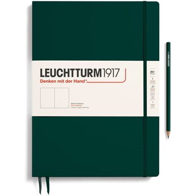 Notatnik Leuchtturm1917 Master Slim A4+, Gładki, Forest Green Notatnik Leuchtturm1917 Master Slim A4+, Gładki, Forest Green