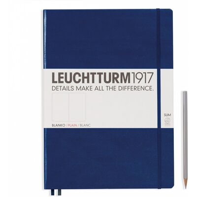 Notatnik Leuchtturm1917 Master Slim A4+, Gładki, Granatowy Notatnik Leuchtturm1917 Master Slim A4+, Gładki, Granatowy