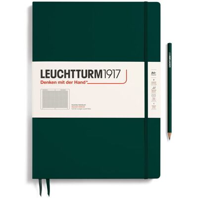 Notatnik Leuchtturm1917 Master Slim A4+, Kratka, Forest Green Notatnik Leuchtturm1917 Master Slim A4+, Kratka, Forest Green