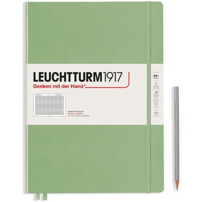 Notatnik Leuchtturm1917 Master Slim A4+, Kratka, Sage Notatnik Leuchtturm1917 Master Slim A4+, Kratka, Sage