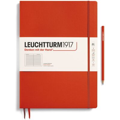 Notatnik Leuchtturm1917 Master Slim A4+, Linie, Fox Red Notatnik Leuchtturm1917 Master Slim A4+, Linie, Fox Red