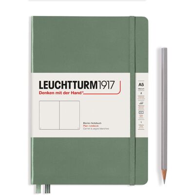Notatnik Leuchtturm1917 Medium A5, Gładki, Olive Notatnik Leuchtturm1917 Medium A5, Gładki, Olive