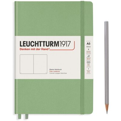 Notatnik Leuchtturm1917 Medium A5, Gładki, Sage Notatnik Leuchtturm1917 Medium A5, Gładki, Sage