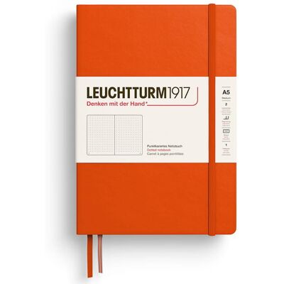 Notatnik Leuchtturm1917 Medium A5, Kropki, Pumpkin Notatnik Leuchtturm1917 Medium A5, Kropki, Pumpkin