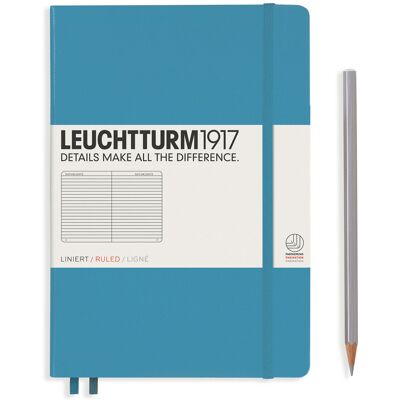 Notatnik Leuchtturm1917 Medium, Notatnik W Linie, A5, Nordycki Niebieski Notatnik Leuchtturm1917 Medium, Notatnik W Linie, A5, Nordycki Niebieski