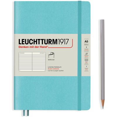 Notatnik A5 Leuchtturm1917 - W linie, Miękka okładka, Papier odporny na tusz Notatnik A5 Leuchtturm1917 - W linie, Miękka okładka, Papier odporny na tusz