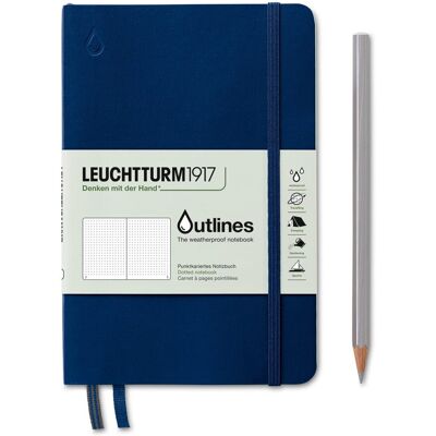 Notatnik Leuchtturm1917 Outlines Granatowy Notatnik Leuchtturm1917 Outlines Granatowy