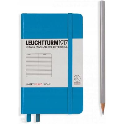 Notatnik Leuchtturm1917 Pocket A6, LAZUR linia Notatnik Leuchtturm1917 Pocket A6, LAZUR linia