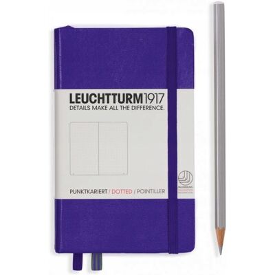 Notatnik Leuchtturm1917 Pocket A6, PURPURA kropka Notatnik Leuchtturm1917 Pocket A6, PURPURA kropka