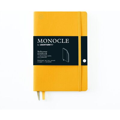 Notatnik Monocle by Leuchtturm1917 Paperback B6+, Miękka Oprawa, Kropki, Żółty Notatnik Monocle by Leuchtturm1917 Paperback B6+, Miękka Oprawa, Kropki, Żółty