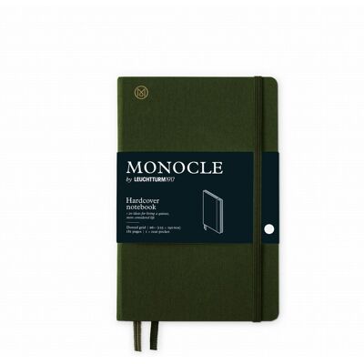 Notatnik Monocle by Leuchtturm1917 Paperback B6+, Twarda Oprawa, Kropki, Olive Notatnik Monocle by Leuchtturm1917 Paperback B6+, Twarda Oprawa, Kropki, Olive