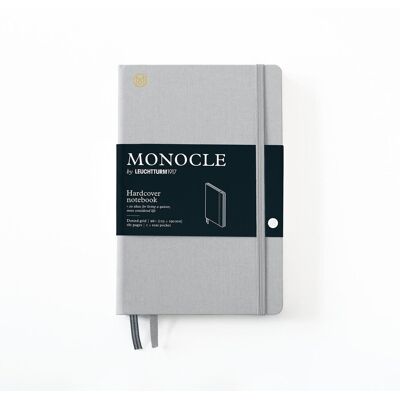 Notatnik Monocle by Leuchtturm1917 Paperback B6+, Twarda Oprawa, Kropki, Szary Notatnik Monocle by Leuchtturm1917 Paperback B6+, Twarda Oprawa, Kropki, Szary