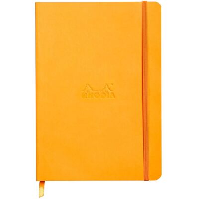 Notatnik Rhodia A5, Miękka Oprawa, Kratka, Pomarańczowy Notatnik Rhodia A5, Miękka Oprawa, Kratka, Pomarańczowy