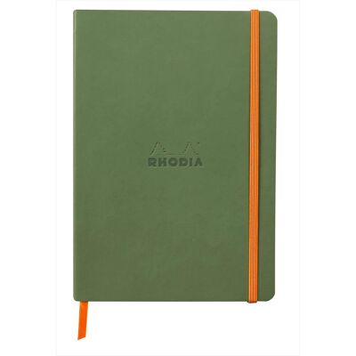 Notatnik Rhodia A5, Miękka Oprawa, Kropki, Sage Notatnik Rhodia A5, Miękka Oprawa, Kropki, Sage