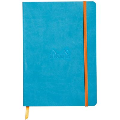 Notatnik Rhodia A5, Miękka Oprawa, Kropki, Turkusowy Notatnik Rhodia A5, Miękka Oprawa, Kropki, Turkusowy
