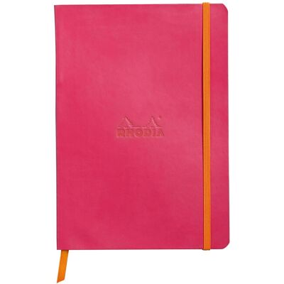 Notatnik Rhodia A5, Miękka Oprawa, Linie, Malinowy Notatnik Rhodia A5, Miękka Oprawa, Linie, Malinowy