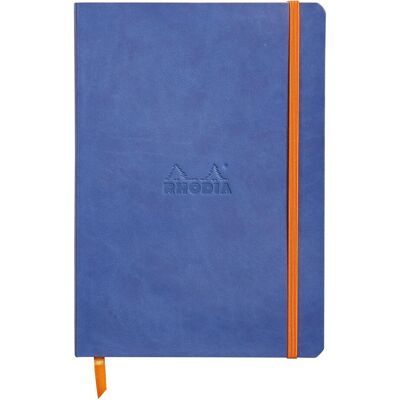 Notatnik Rhodia A5, Miękka Oprawa, Linie, Szafirowy Notatnik Rhodia A5, Miękka Oprawa, Linie, Szafirowy