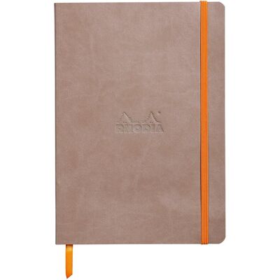 Notatnik Rhodia A5, Miękka Oprawa, Linie, Taupe Notatnik Rhodia A5, Miękka Oprawa, Linie, Taupe