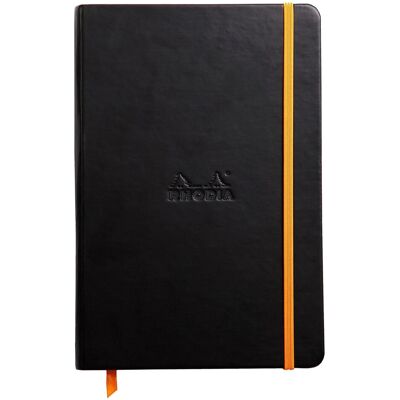 Notatnik Rhodia A5, Twarda Oprawa, Linie, Czarny Notatnik Rhodia A5, Twarda Oprawa, Linie, Czarny