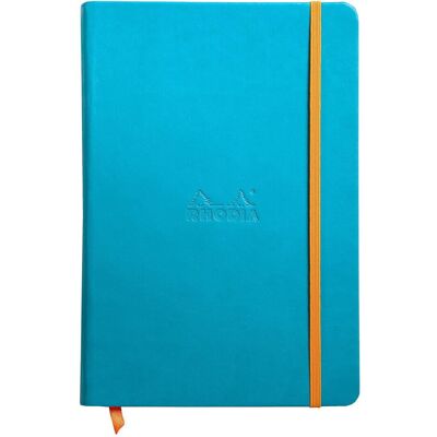 Notatnik Rhodia A5, Twarda Oprawa, Linie, Turkusowy Notatnik Rhodia A5, Twarda Oprawa, Linie, Turkusowy