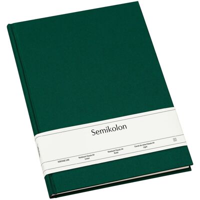 Notatnik Semikolon A4, linie, Forest Notatnik Semikolon A4, linie, Forest