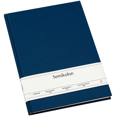 Notatnik Semikolon A4, linie, Granatowy Notatnik Semikolon A4, linie, Granatowy