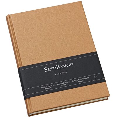 Notatnik Semikolon A5, kropki, Urban Bronze Notatnik Semikolon A5, kropki, Urban Bronze