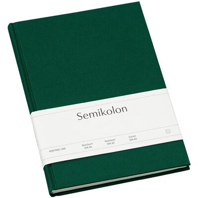 Notatnik Semikolon A5, linie, forest Notatnik Semikolon A5, linie, forest