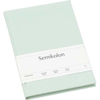 Notatnik Semikolon A5, linie, moss Notatnik Semikolon A5, linie, moss