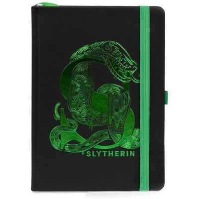 Pyramid Notes A5 Skórzany Harry Potter Slytherin Zamykany Na Gumkę 120 Kartek W Linie Pyramid Notes A5 Skórzany Harry Potter Slytherin Zamykany Na Gumkę 120 Kartek W Linie