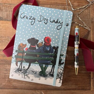 Inny producent Notatnik z gumką A5 Crazy Dog Lady Psiara Święta / AAALOE Inny producent Notatnik z gumką A5 Crazy Dog Lady Psiara Święta / AAALOE