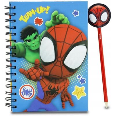 inna (Inny) Notatnik Zeszyt ołówek Spiderman Hulk 100 stron A5 inna (Inny) Notatnik Zeszyt ołówek Spiderman Hulk 100 stron A5