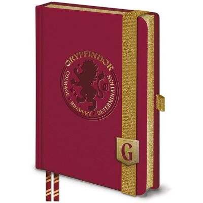 Pyramid Notes A5 z gumką Harry Potter Gryffindor 96 kartek w linie w twardej oprawie Pyramid Notes A5 z gumką Harry Potter Gryffindor 96 kartek w linie w twardej oprawie