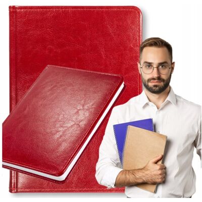 inna (Inny) Notes Książkowy A5 Skóra Czerwony Skórzany inna (Inny) Notes Książkowy A5 Skóra Czerwony Skórzany
