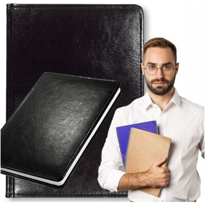 inna (Inny) Notes Książkowy B5 Skóra Czarny Skórzany inna (Inny) Notes Książkowy B5 Skóra Czarny Skórzany