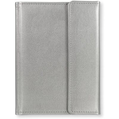 Scriba Notes Książkowy Zapinany A5 Srebrny Aura ( Kropka Kratka Linia Czysty ) Scriba Notes Książkowy Zapinany A5 Srebrny Aura ( Kropka Kratka Linia Czysty )