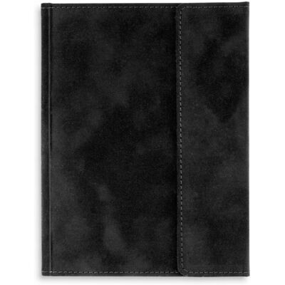 Inny producent Notes książkowy zapinany czarny a5 flok linia kratka czysty kropki Inny producent Notes książkowy zapinany czarny a5 flok linia kratka czysty kropki