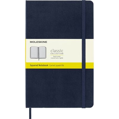 Notes Moleskine Classic L (13x21cm) W Kratkę, Twarda Oprawa, Granatowy Notes Moleskine Classic L (13x21cm) W Kratkę, Twarda Oprawa, Granatowy