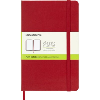 Notes Moleskine Classic M (11,5x18 cm) gładki, twarda oprawa, czerwony, 208 stron Notes Moleskine Classic M (11,5x18 cm) gładki, twarda oprawa, czerwony, 208 stron