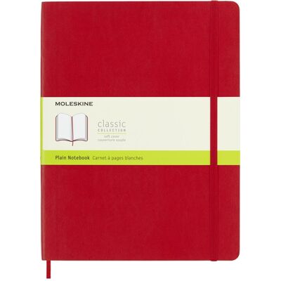 Notes Moleskine Classic XL (19x25cm) gładki, miękka oprawa, czerwony Notes Moleskine Classic XL (19x25cm) gładki, miękka oprawa, czerwony