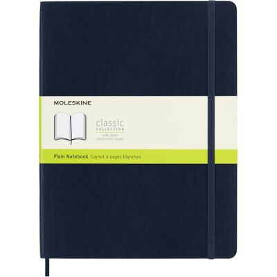 Notes Moleskine Classic XL (19x25cm) gładki, miękka oprawa, granatowy Notes Moleskine Classic XL (19x25cm) gładki, miękka oprawa, granatowy