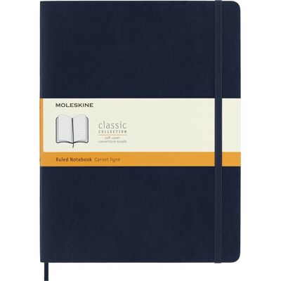 Notes Moleskine Classic Xl (19x25cm) W Linie, Miękka Oprawa, Granatowy Notes Moleskine Classic Xl (19x25cm) W Linie, Miękka Oprawa, Granatowy