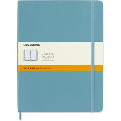 Notes Moleskine Classic XL (19x25cm) w linie, miękka oprawa, niebieski Notes Moleskine Classic XL (19x25cm) w linie, miękka oprawa, niebieski