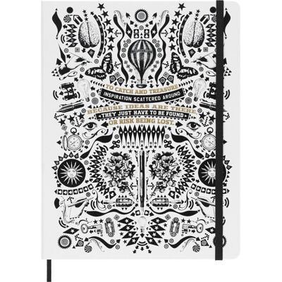 Notes Moleskine Lorenzo Petrantoni Xl (19X25Cm) W Linie, Twarda Oprawa Notes Moleskine Lorenzo Petrantoni Xl (19X25Cm) W Linie, Twarda Oprawa