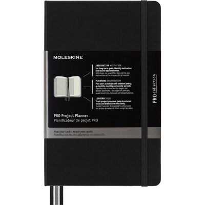 Notes Moleskine PRO Project Planner L (13x21 cm) twarda oprawa, czarny Notes Moleskine PRO Project Planner L (13x21 cm) twarda oprawa, czarny