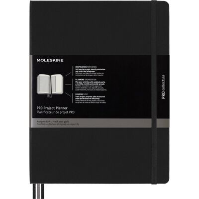 Notes Moleskine PRO Project Planner XL (19x25 cm) twarda oprawa, czarny Notes Moleskine PRO Project Planner XL (19x25 cm) twarda oprawa, czarny