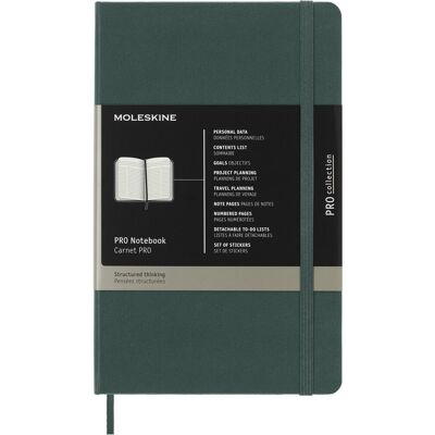 Notes Moleskine Professional L (13X21 Cm), Forest Green, Twarda Oprawa, 240 Stron Notes Moleskine Professional L (13X21 Cm), Forest Green, Twarda Oprawa, 240 Stron