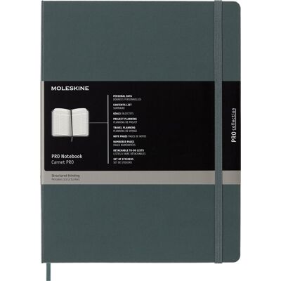 Notes Moleskine PROFESSIONAL XL (19x25 cm), forest green, twarda oprawa, 192 strony Notes Moleskine PROFESSIONAL XL (19x25 cm), forest green, twarda oprawa, 192 strony