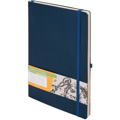 Antra Notes w kratkę, B5, Impresja, granatowy Antra Notes w kratkę, B5, Impresja, granatowy