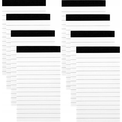 Inny producent NOTESY 8 SZTUK A7 30 ARKUSZY W LINIE PAPIER BLOK DO BIURA DOMU Inny producent NOTESY 8 SZTUK A7 30 ARKUSZY W LINIE PAPIER BLOK DO BIURA DOMU